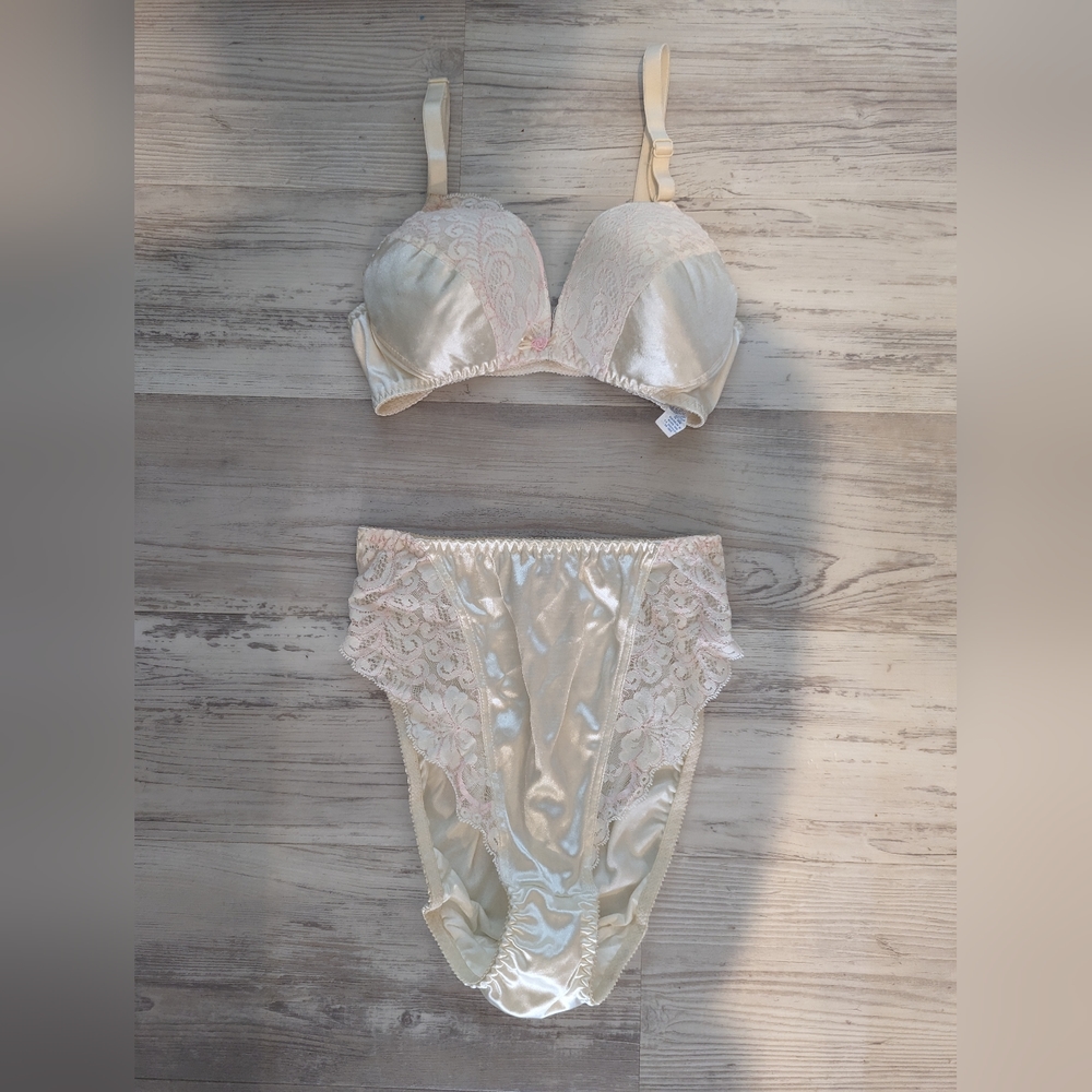 Vintage Olga Bra and High Waisted Bottoms